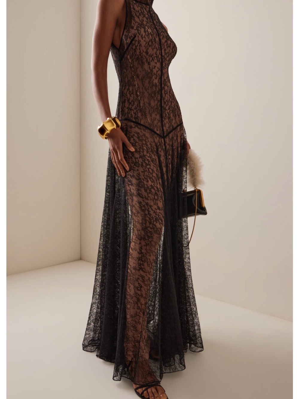 De La Vali Foehn Lace Maxi Dress